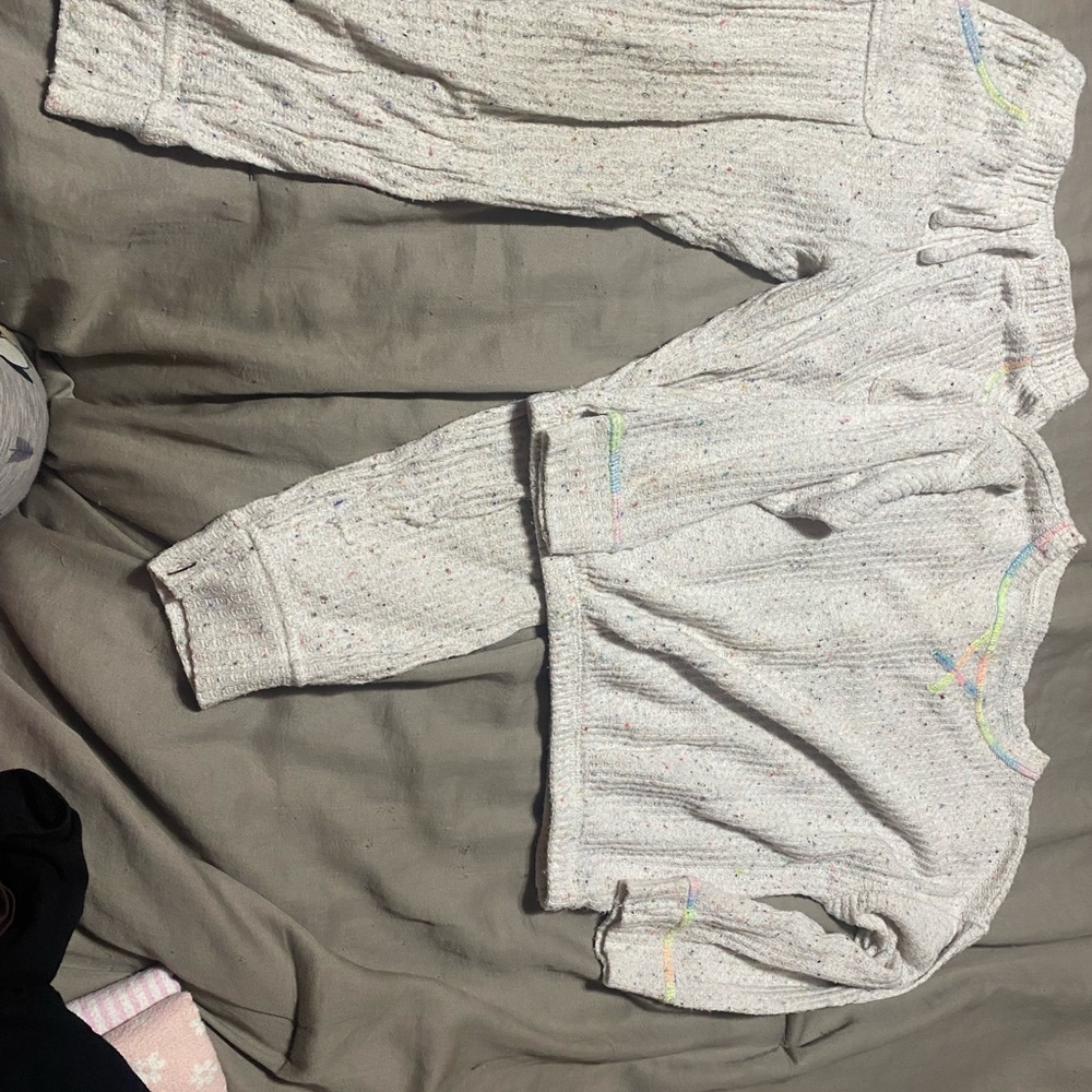 Old Navy Kids Set - Speckled Light Gray‎